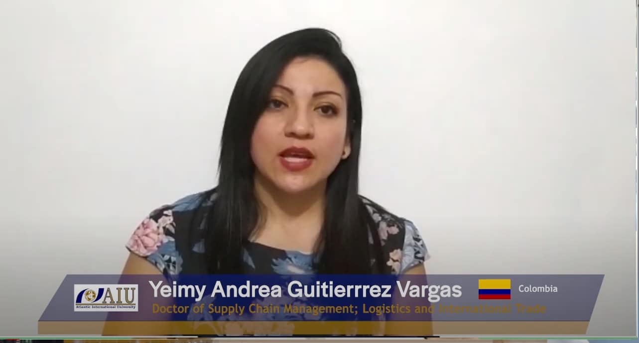 Yeimy Andrea Gutierrez Vargas Graduating Atlantic International University Student Interview of 2020